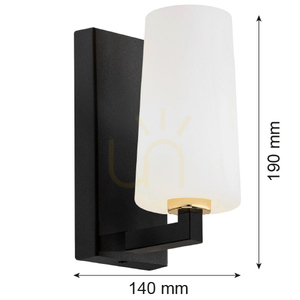 Vägglampa ARGON CAMELOT PLUS 8056 Vit IP20 E27 small 1