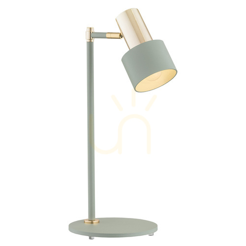 Kontrollera Bordslampa ARGON DORIA 4276 mässing sage E27 IP20