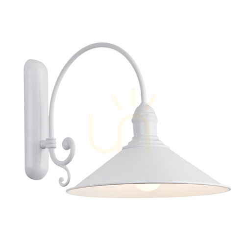 Kontrollera Argon ERBA 632 mattvit E27-vägglampa IP20