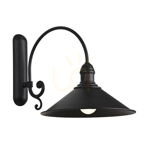 Kontrollera Vägglampa ARGON ERBA svart E27 15W IP20 SKU 633