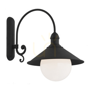 Vägglampa utomhus ARGON ERBA BIS svart IP44 3286 small 0