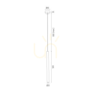 Pendant Light ARGON ETNA PLUS Vit 8066 IP20 small 6