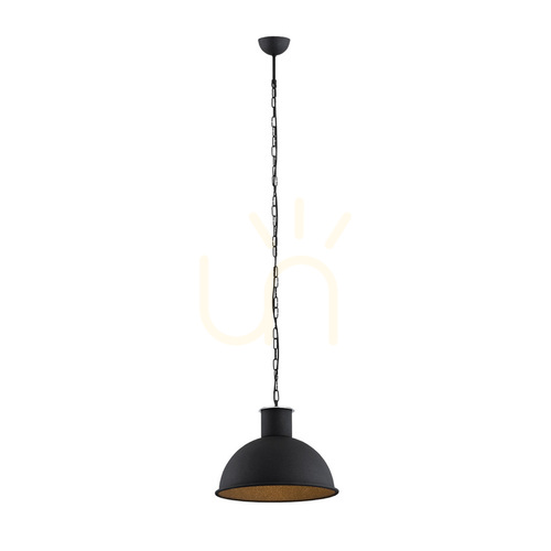Kontrollera Argon EUFRAT svart pendellampa 38 cm E27 3191