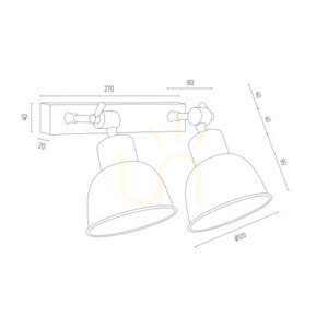 Vägglampa ARGON Eufrat krom 2xE27 IP20 671 small 2