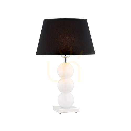 Kontrollera Bordslampa ARGON FUDŻI vit glas 3624