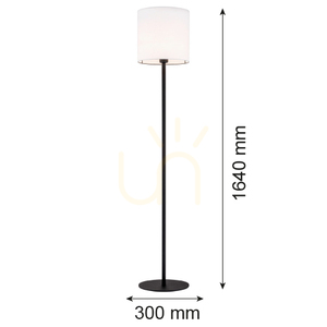 Golvlampa ARGON HILARY vit 4082 E27 IP20 small 1