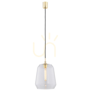 Pendellampa Argon IRUN mässing glas E27 4266 small 0