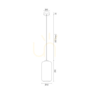 Taklampa ARGON Kalimera vit krom E27 4038 small 2
