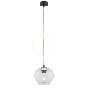Taklampa Argon Kalimera svart glas E27 4041 small 0