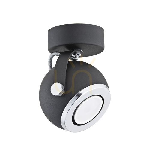 Kontrollera Vägglampa ARGON KOS svart GU10 5W IP20 3521
