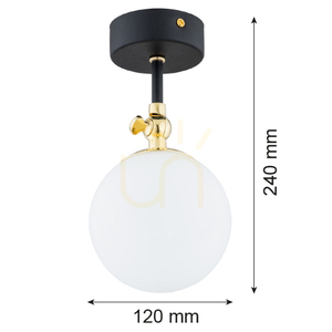 Vägglampa ARGON Latina vit IP44 E14 4003 small 1
