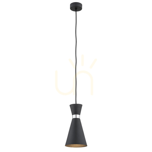 Kontrollera Pendellampa ARGON LUKKA svart E27 3896