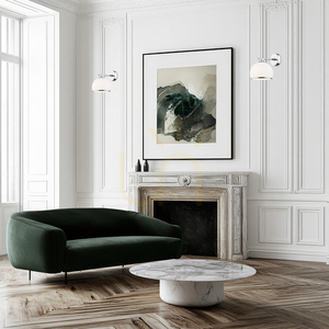 Vägglampa ARGON Marbella vit krom E27 4254 small 1