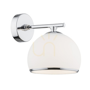 Vägglampa ARGON Marbella vit krom E27 4254 small 0