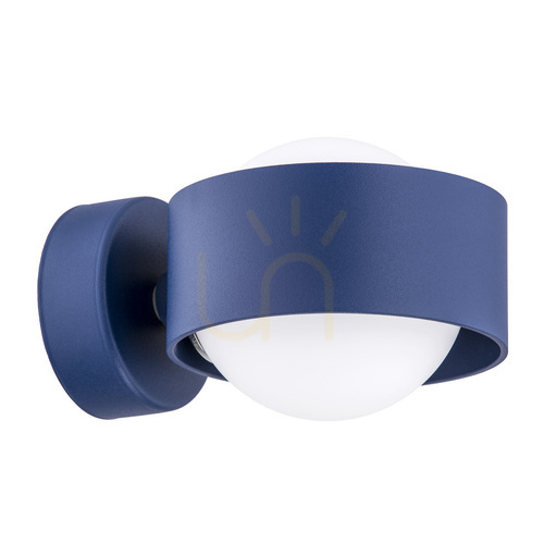 Kontrollera ARGON Massimo Plus opal- och marinblå vägglampa G9 IP44 8061