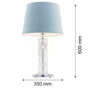 Bordslampa ARGON Nancy transparent krom 3844 small 3