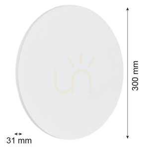 ARGON OREGON 3854 vit LED-vägglampa 6 W IP20 small 2