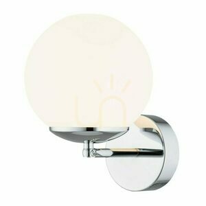 Vägglampa Argon Satelite vit krom glas IP44 E27 3988 small 1
