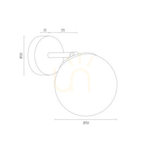 Vägglampa Argon Satelite vit krom glas IP44 E27 3988 small 11