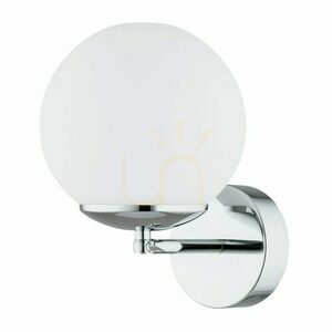 Vägglampa Argon Satelite vit krom glas IP44 E27 3988 small 6