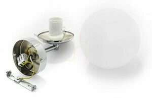 Vägglampa Argon Satelite vit krom glas IP44 E27 3988 small 9