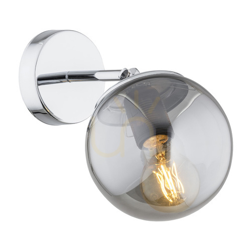 Kontrollera Vägglampa Argon SATELITE 3989 grafit lister och krom, glas, E27 max 15 W, IP44, 220 × 150 × 230 mm