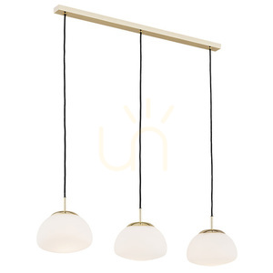 Vägglampa ARGON TRINI vit opal matt mässing E27 IP20 1494 small 0