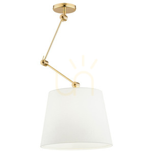 Pendant light Argon ZAKYNTOS PLUS vit mässing velour 4895 small 0