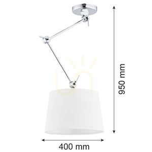 Taklampa ARGON ZAKYNTOS vit E27 1x15W 3548 small 4