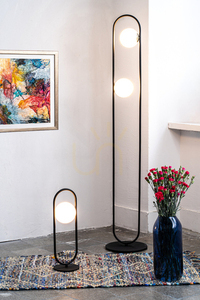 Vägglampa ARGON Salerno transparent mässing 8046 small 1