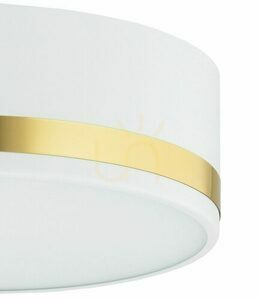 Plafond ARGON AMORE Vit Guld 2xE27 250 mm 7034 small 4