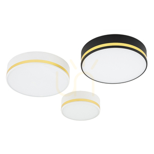 Plafond ARGON AMORE svart guld 3xE27 6141 small 4