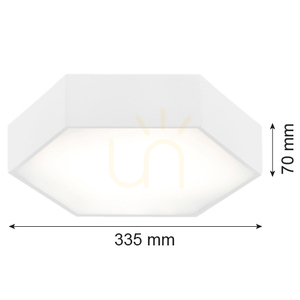 Plafond ARGON Arizona vit LED 15W IP20 3827 4 Plafond ARGON Arizona vit LED 15W IP20 3827 small 4