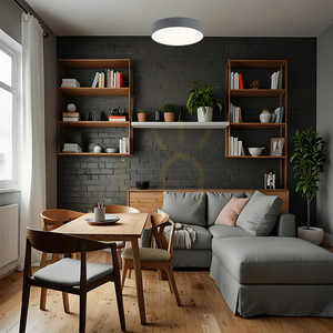 ARGON DARLING 3080 mörkgrå takplafond 2×E27 25 cm IP20 small 1