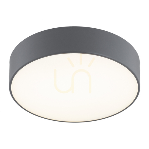 Kontrollera Plafond Argon DARLING 1187, 3 × E27 max 15 W, ø45 cm, strukturerad mörkgrå, glas, IP20