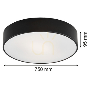 Plafond ARGON DARLING svart 6xE27 2536 small 3