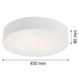 Plafond ARGON Darling vit 3xE27 450 mm 1188 small 6