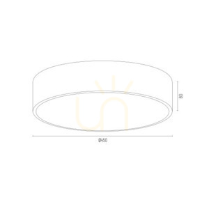 Plafond ARGON Darling vit 3xE27 450 mm 1188 small 7