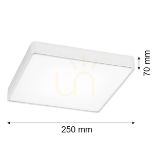 Plafond ARGON Ontario vit 2xE27 IP20 250 mm SKU 652 small 2