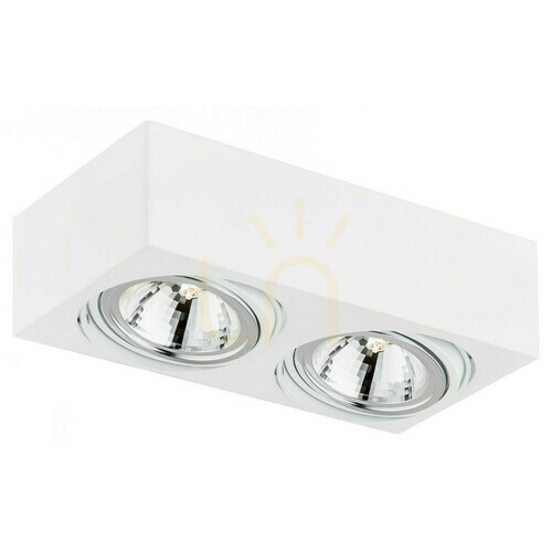 Kontrollera Plafond ARGON RODOS vit 2xG9 581 IP20