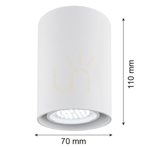 Argon TYBER 3119 vit taklampa GU10 1 × 5 W small 1