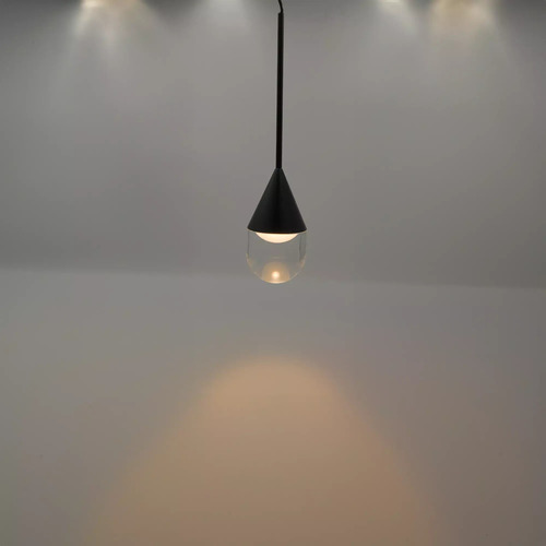 Kontrollera NATA Taklampa för badrum, svart PL0104-BK