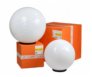 Lunares Luna Ball trädgårdsbelysningsset, 30/40 cm, vit, LED, E27, IP44, LBS3040 small 1