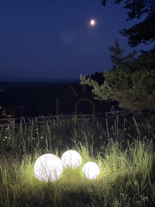 Lunares Luna Ball trädgårdsbelysningsset, 30/40 cm, vit, LED, E27, IP44, LBS3040 small 5