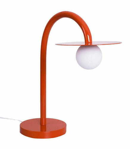 Kontrollera Bordslampa Max Light Enigma T0060 röd metall 45 cm