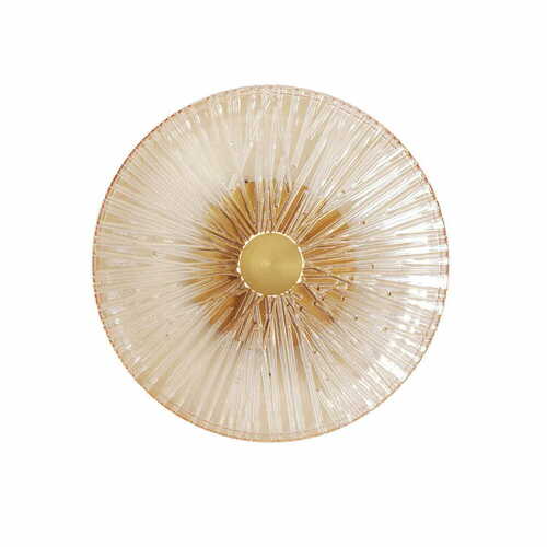 Kontrollera Vägglampa Max Light Allure W0355 matt guld glas LED 28 cm