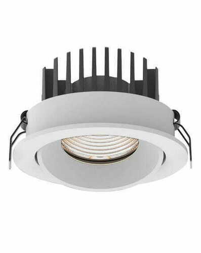 Kontrollera Infälld armatur Max Light CykloP H0094 4000K vit Ø6 cm IP65 12W