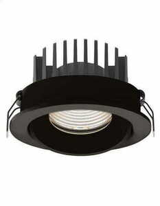 Infälld takspot Max Light CykloP H0095 4000K svart 12W IP65 Ø6 cm small 0