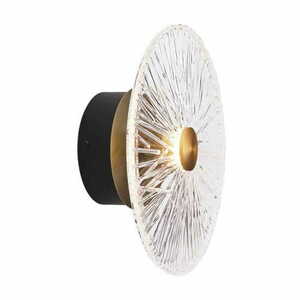 Vägglampa Max Light Allure W0356 matt guld klarglas 28 cm small 1