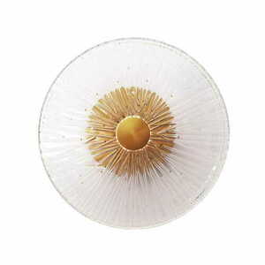 Vägglampa Max Light Allure W0356 matt guld klarglas 28 cm small 0